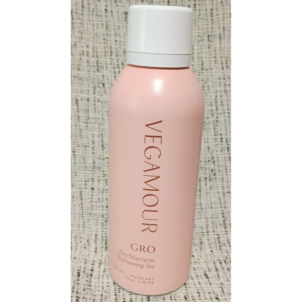 Vegamour GRO Dry Shampoo 3.95oz Talc-Free Volumizing Hair Care Pink Bottle